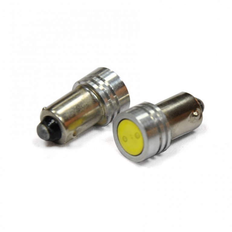 Led BA9S Cob Alb
