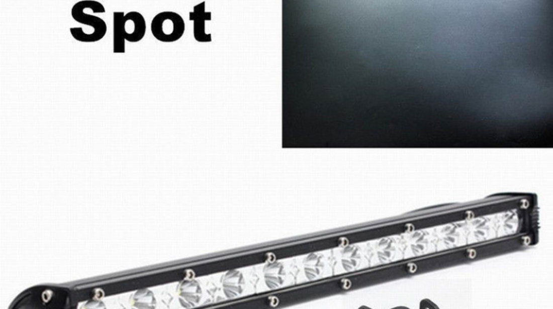 Led Bar 36W 12 Led 12V / 24V Spot Beam 34CM HAL231