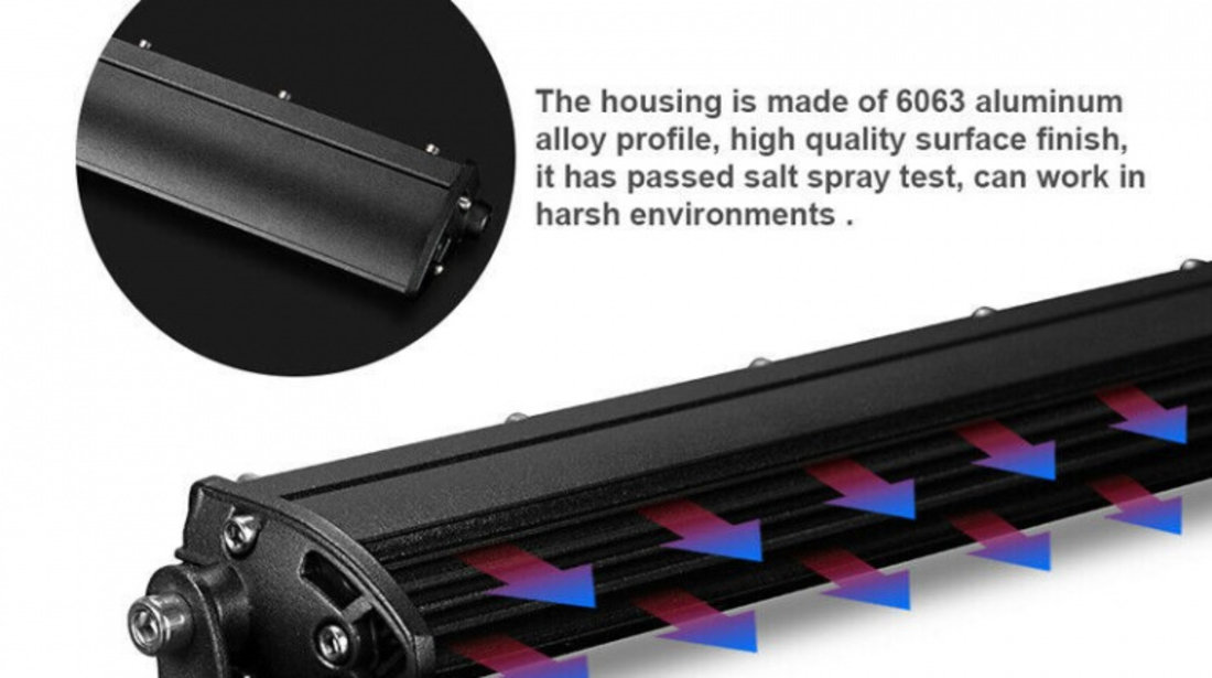 Led Bar Auto 108W Super Slim 35MM 12/24V 9180 Lumeni 38&quot;/97CM Combo Beam-B18-108W 571448