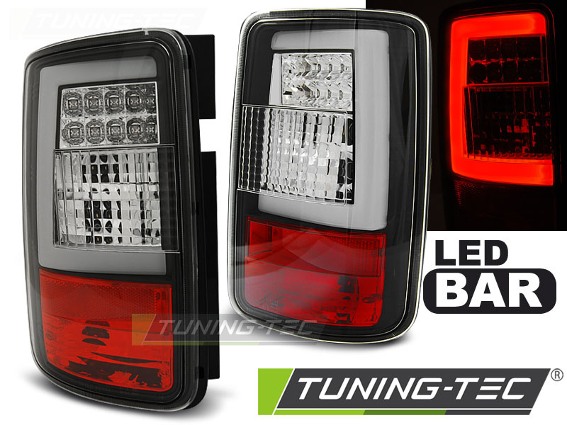 LED BAR Lampi Spate Stopuri BLACK compatibila VW CADDY 03-03.14