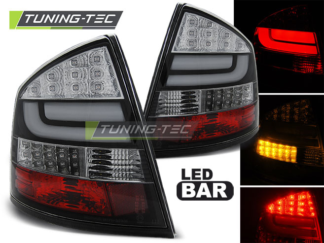 LED BAR Lampi Spate Stopuri BLACK compatibila SKODA OCTAVIA II SEDAN 04-12