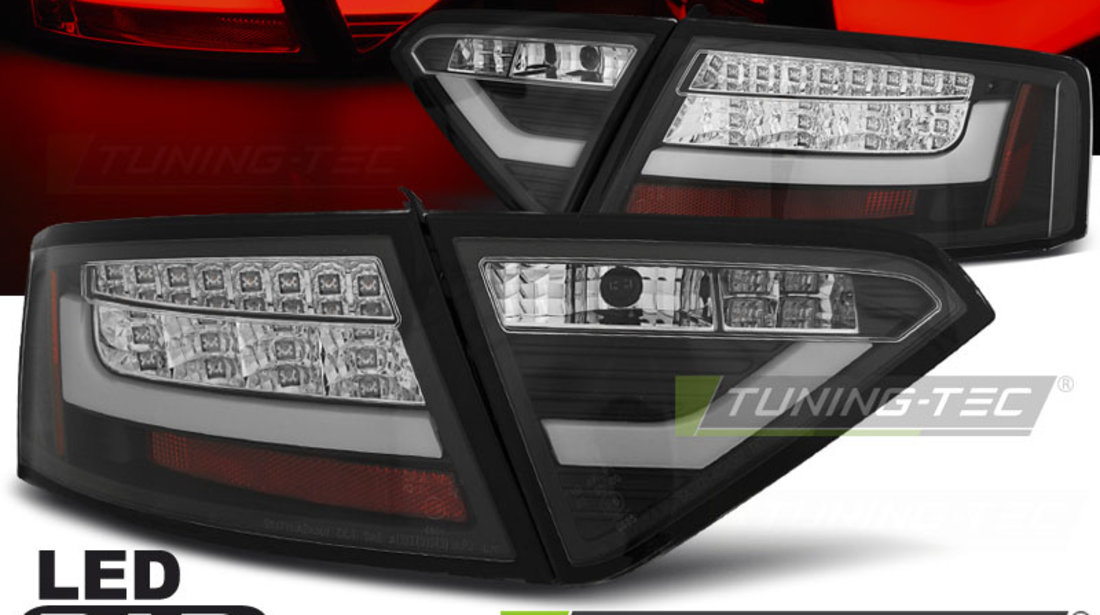 LED BAR Lampi Spate Stopuri BLACK compatibila AUDI A5 07-06.11