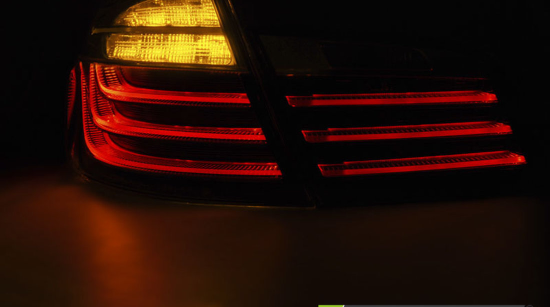 LED BAR Lampi Spate Stopuri BLACK Crom look LCI LOOK compatibila BMW F10 10-07.13
