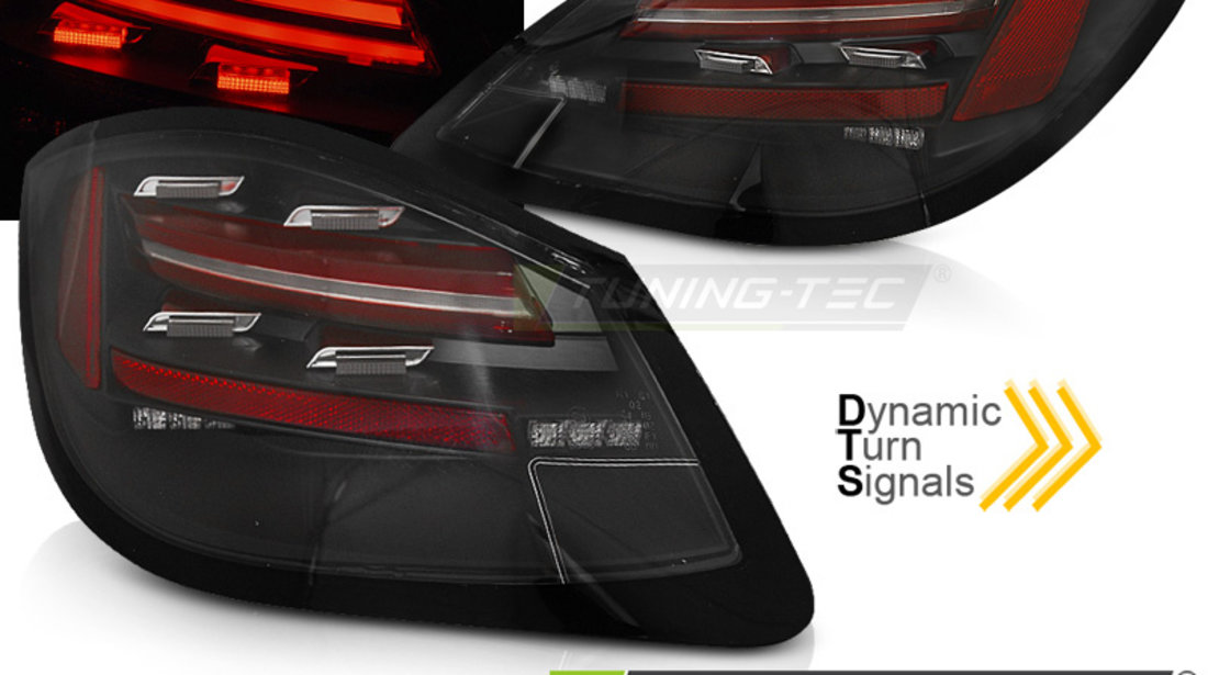 LED BAR Lampi Spate Stopuri BLACK SEQ compatibila PORSCHE BOXSTER / CAYMAN 987 09-12