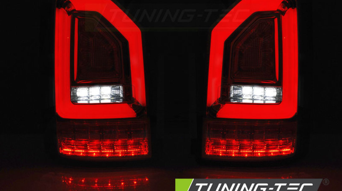 LED BAR Lampi Spate Stopuri BLACK SEQ compatibila VW T6 15-19 OEM LED