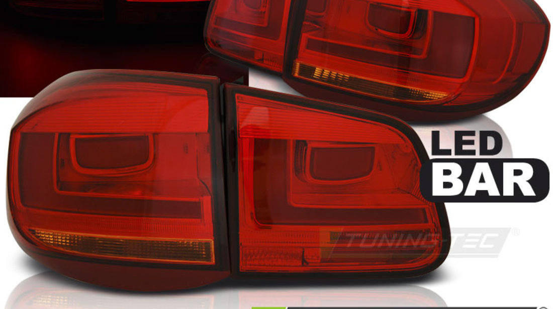 LED BAR Lampi Spate Stopuri ROSU compatibila VW TIGUAN 07-07.11 ROSU LED BAR