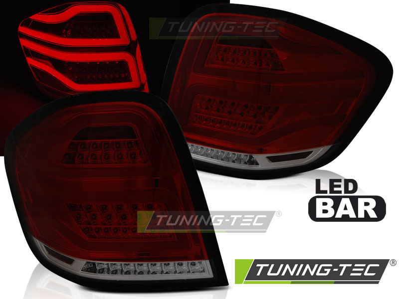 LED BAR Lampi Spate Stopuri ROSU SMOKE compatibila MERCEDES M-KLASA W164 09-11