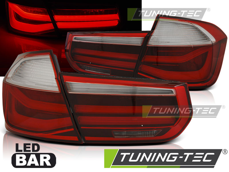 LED BAR Lampi Spate Stopuri ROSU SMOKE compatibila BMW F30 11-15