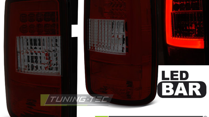 LED BAR Lampi Spate Stopuri ROSU SMOKE compatibila VW CADDY 03-03.14