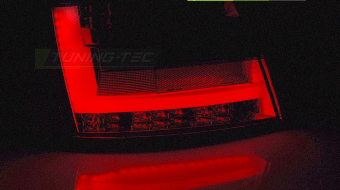 LED BAR Lampi Spate Stopuri ROSU SMOKE compatibila AUDI A6 C6 SEDAN 04.04-08 6-PIN