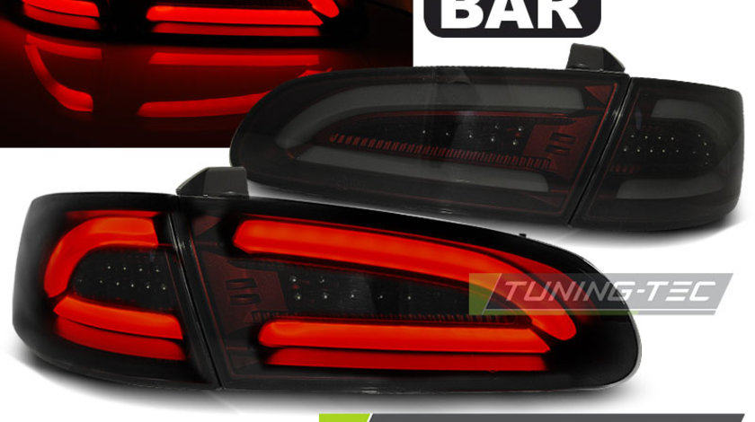 LED BAR Lampi Spate Stopuri ROSU SMOKE compatibila SEAT IBIZA 04.02 -08