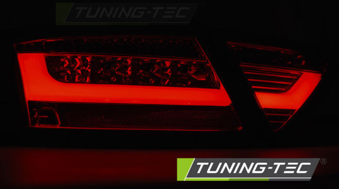 LED BAR Lampi Spate Stopuri ROSU SMOKE compatibila AUDI A5 07-06.11