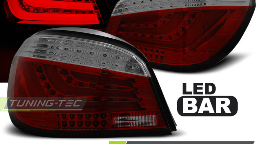 LED BAR Lampi Spate Stopuri ROSU SMOKE compatibila BMW E60 03.07-12.09