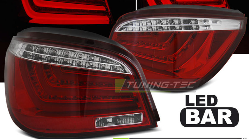 LED BAR Lampi Spate Stopuri ROSU WHIE compatibila BMW E60 LCI 07-10