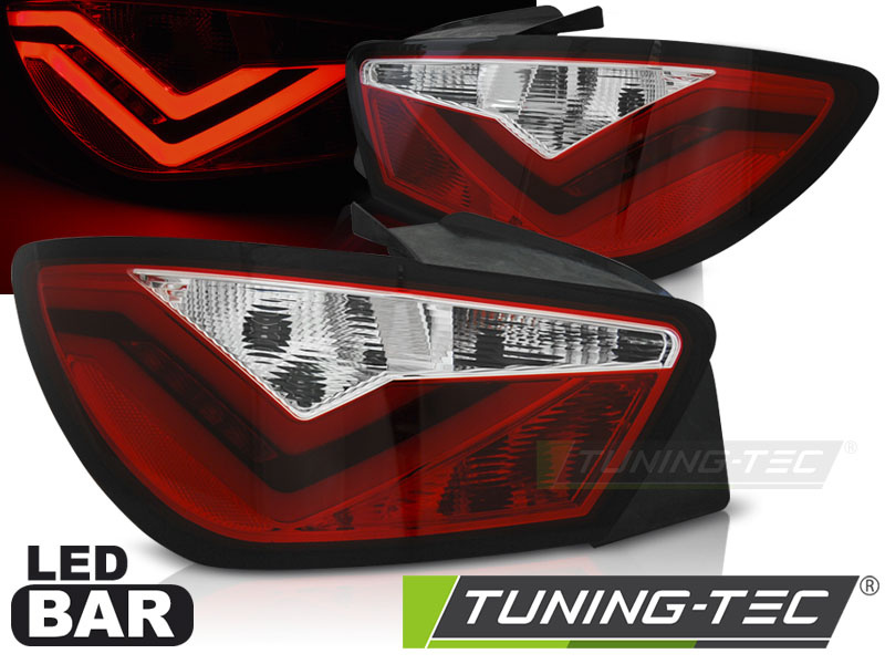 LED BAR Lampi Spate Stopuri ROSU WHIE compatibila SEAT IBIZA 6J 3D 06.08-12