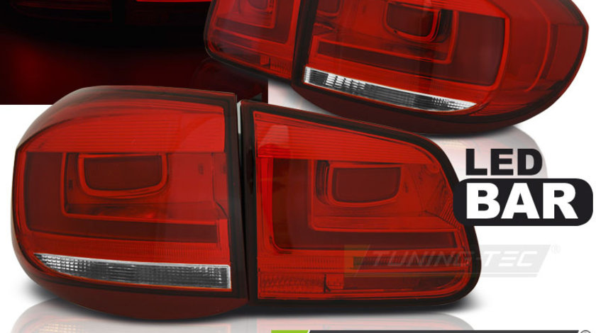 LED BAR Lampi Spate Stopuri ROSU WHIE compatibila VW TIGUAN 07-07.11