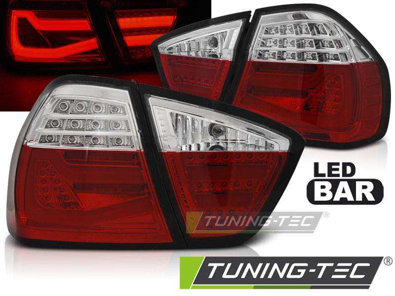 LED BAR Lampi Spate Stopuri ROSU WHIE compatibila BMW E90 03.05-08.08