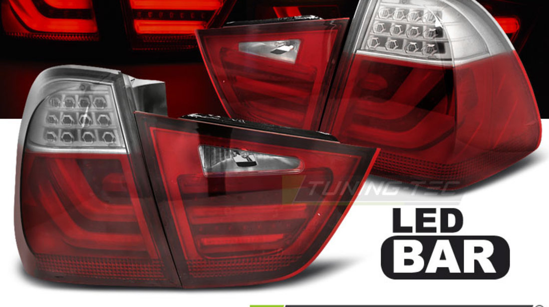 LED BAR Lampi Spate Stopuri ROSU WHIE compatibila BMW E91 09-11