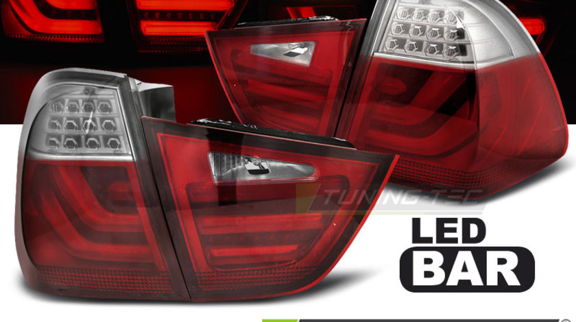 LED BAR Lampi Spate Stopuri ROSU WHIE compatibila BMW E91 09-11