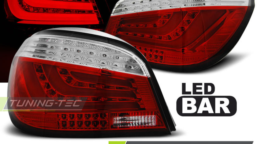 LED BAR Lampi Spate Stopuri ROSU WHIE compatibila BMW E60 03.07-12.09