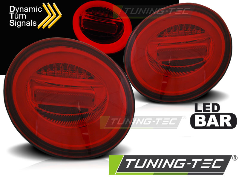LED BAR Lampi Spate Stopuri ROSU WHIE SEQ compatibila VW NEW BEETLE 10.98-05