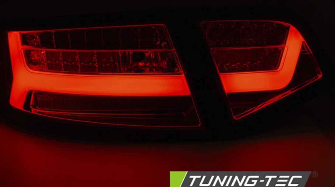 LED BAR Lampi Spate Stopuri ROSU WHIE SEQ compatibila AUDI A6 08-11 SEDAN