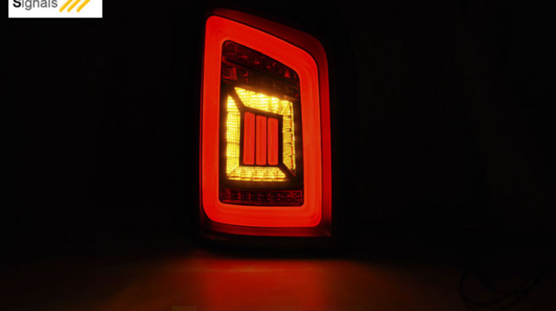 LED BAR Lampi Spate Stopuri SMOKE BLACK ALB compatibila VW T5 04.03-09 / 10-15 TRANSPORTER