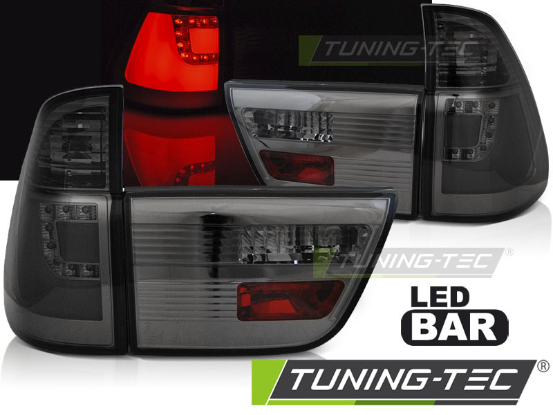 LED BAR Lampi Spate Stopuri SMOKE compatibila BMW X5 E53 09.99-10.03
