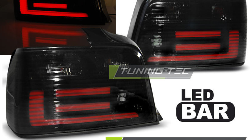 LED BAR Lampi Spate Stopuri SMOKE compatibila BMW E36 12.90-08.99 SEDAN