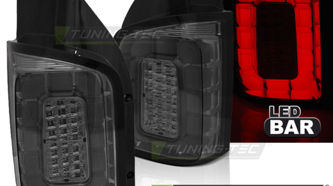 LED BAR Lampi Spate Stopuri SMOKE compatibila VW T6 15-19 TRANSPORTER