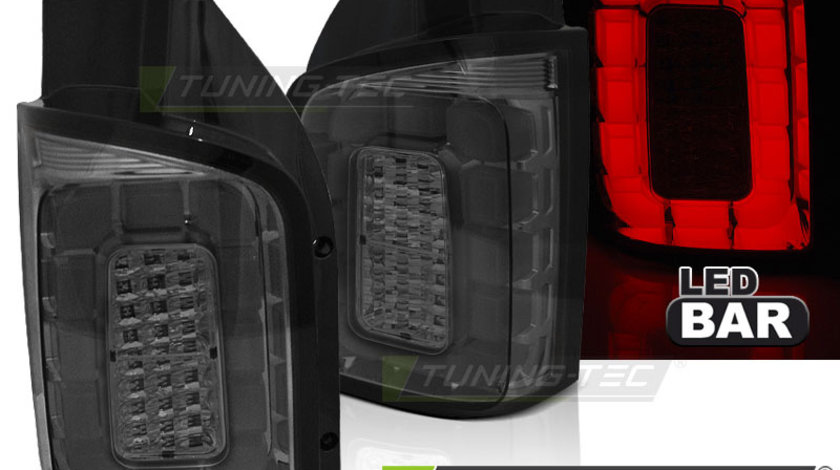 LED BAR Lampi Spate Stopuri SMOKE compatibila VW T6 15-19 TRANSPORTER