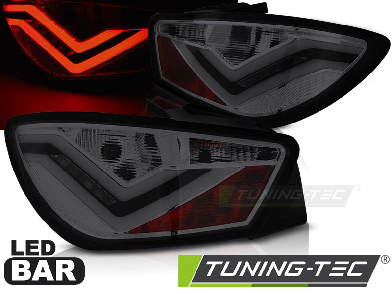 LED BAR Lampi Spate Stopuri SMOKE compatibila SEAT IBIZA 6J 3D 06.08-12
