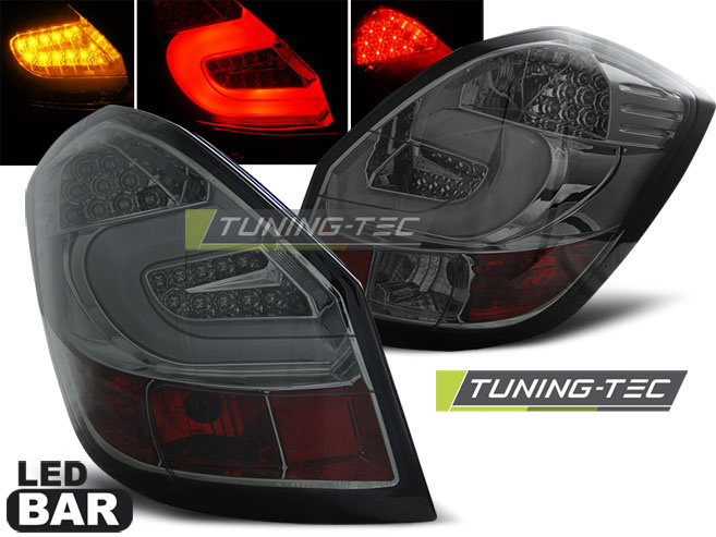 LED BAR Lampi Spate Stopuri SMOKE compatibila SKODA FABIA II 07- 06.14