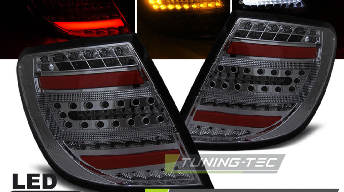 LED BAR Lampi Spate Stopuri SMOKE compatibila MERCEDES C-KLASA W204 KOMBI 07-10