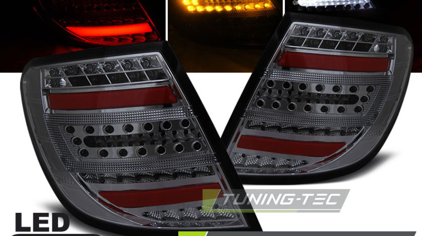 LED BAR Lampi Spate Stopuri SMOKE compatibila MERCEDES C-KLASA W204 KOMBI 07-10