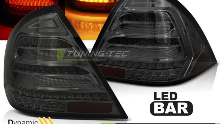 LED BAR Lampi Spate Stopuri SMOKE SEQ compatibila MERCEDES W203 SEDAN 00-04