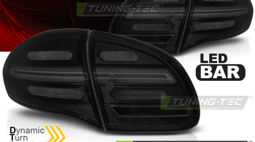 LED BAR Lampi Spate Stopuri SMOKE SEQ compatibila PORSCHE CAYENNE 10-15