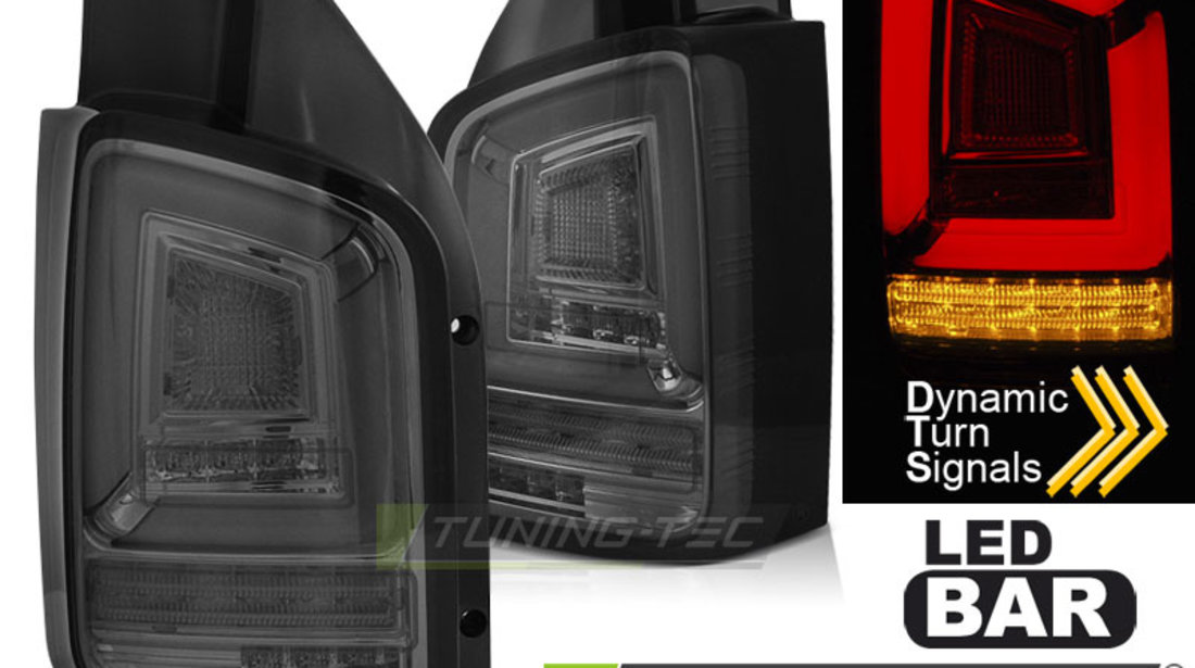 LED BAR Lampi Spate Stopuri SMOKE SEQ compatibila VW T5 10-15
