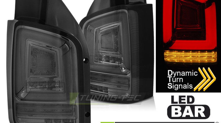 LED BAR Lampi Spate Stopuri SMOKE SEQ compatibila VW T5 04.03-09