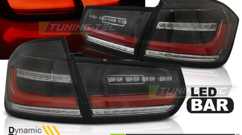 LED BAR SEQ Lampi Spate Stopuri BLACK compatibila BMW F30 11-18