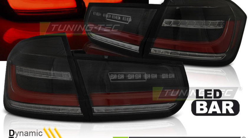 LED BAR SEQ Lampi Spate Stopuri BLACK SMOKE compatibila BMW F30 11-18