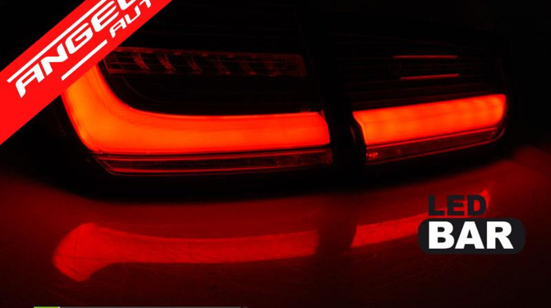 LED BAR SEQ Stopuri Negru Fumurii potrivite pentru BMW F30 11-18