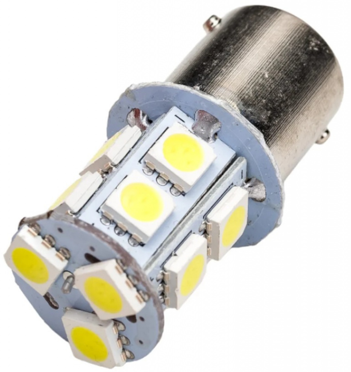 Led BAU15S 12V 13 SMD Alb 6000K
