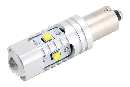 Led BAX9S 12V / 24V 30W Lupa Leduri Cree Canbus Alb 6000K