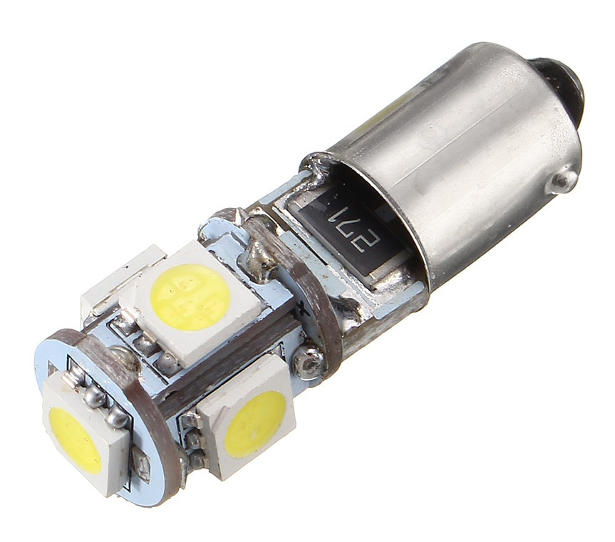 Led BAX9S 12V 5 SMD 5050 Canbus Alb 6000K 550811