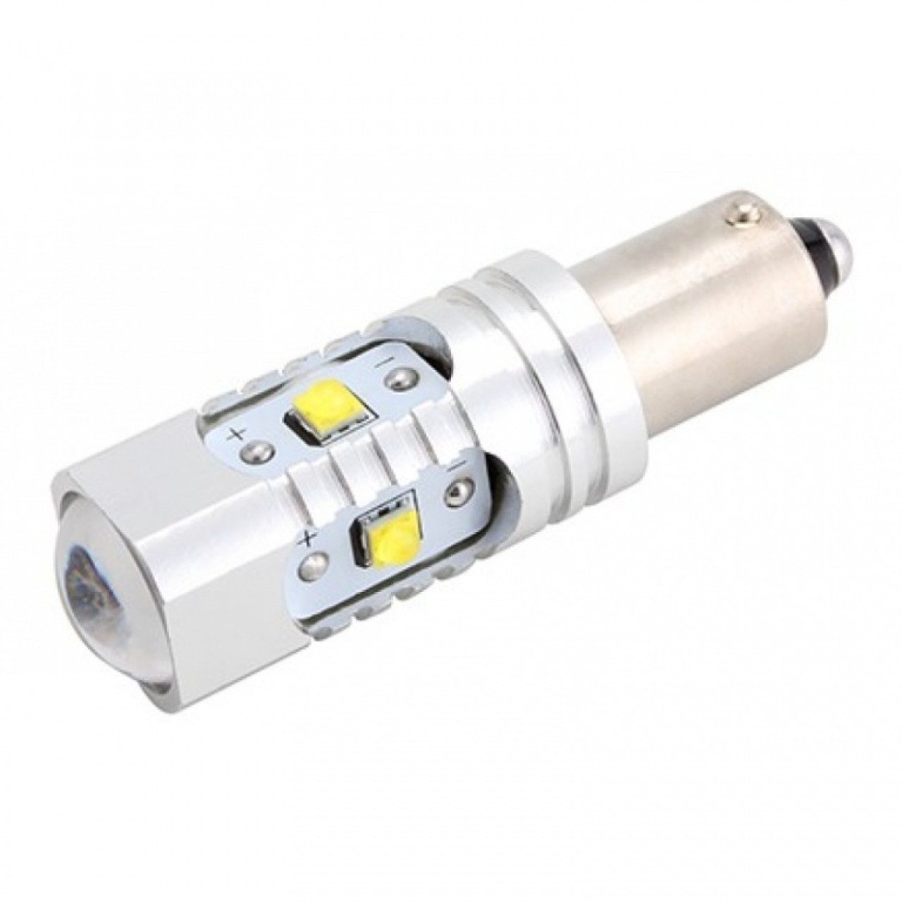 Led BAX9S 30W Lupa Canbus Cree 12-24V Alb