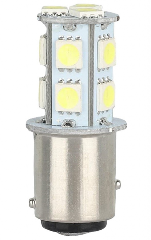 Led BAY15D 12V 13 SMD Alb 6000K