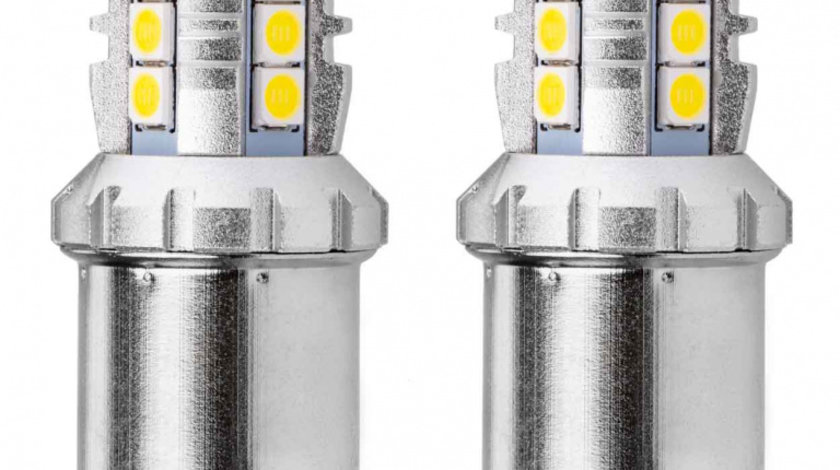 Led Canbus 3030 16smd 1156 Ba15s P21w R10w R5w Alb 12v/24v Amio 02796