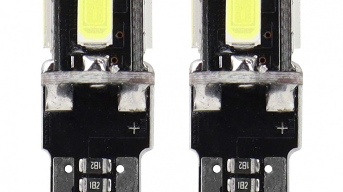 Led Canbus 5smd 5730 T10 (w5w) Alb Amio 01628