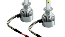 Led h1 culoare alb cristal 6000k,16000lumen,72w,12...